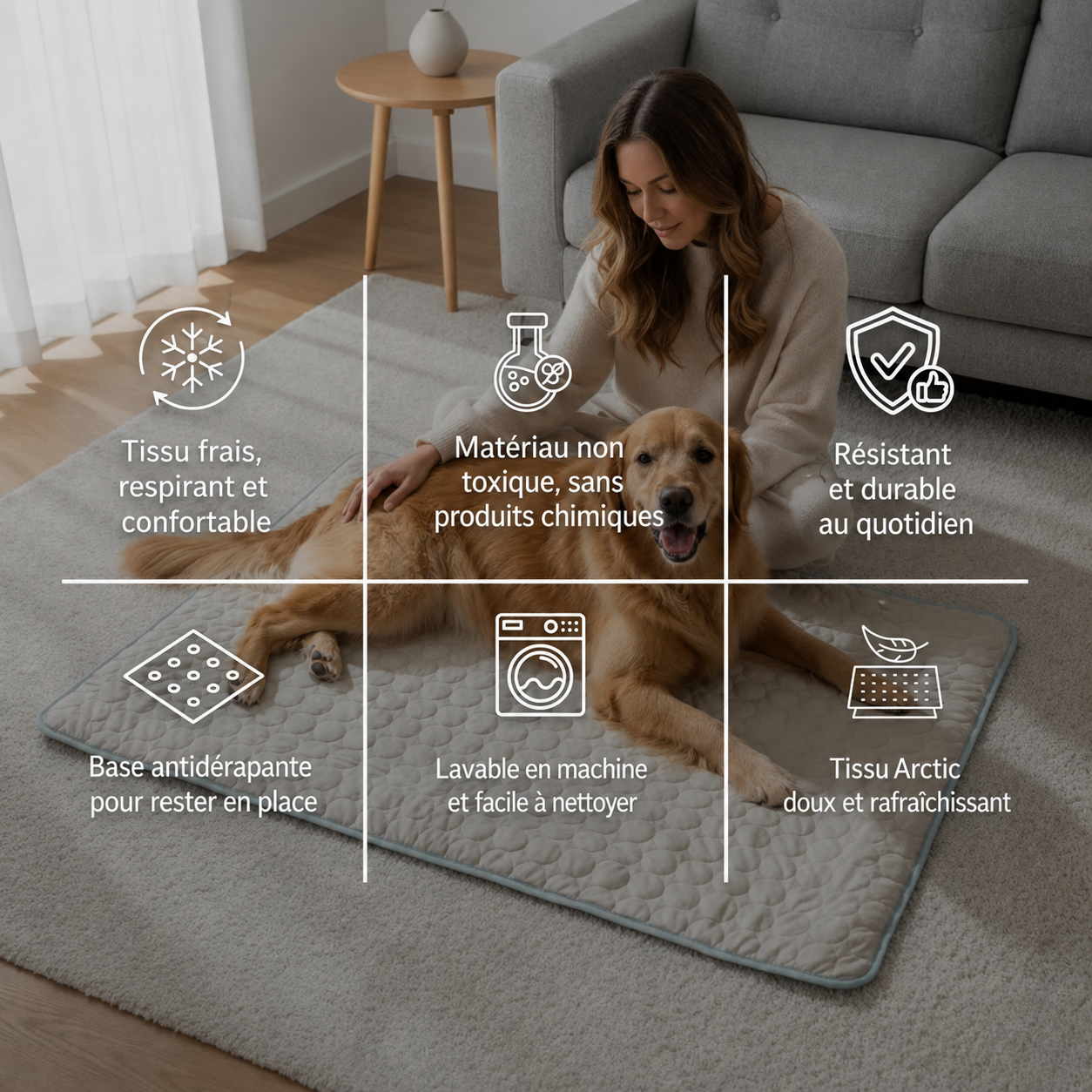 Tapis Rafraîchissant Arctic™ Pour Chien