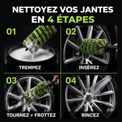 Brosse à Jantes Viking™ – Nettoyage Profond Sans Effort